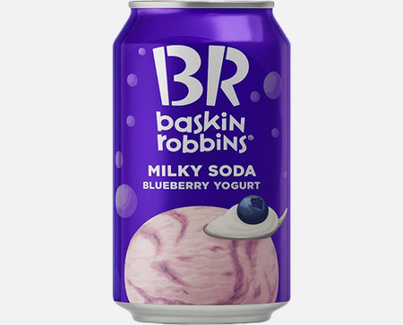 Baskin Robbins Cotton Blueberry Yogurt